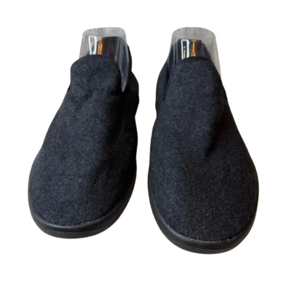 Allbirds Men's Wool Lounger Slip-On Black Comfort Merino Wool Shoes Size 10